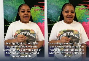 Amina shares her testimony about KR Scholar's HBCU Summer Bridge program, supported by the City of Richmond's Positive Youth Development initiative and NextUp.
