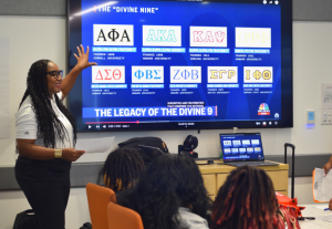 The KR Summer Scholars learn about HBCU's Divine 9 sororities and fraternities, and their origin stories. 