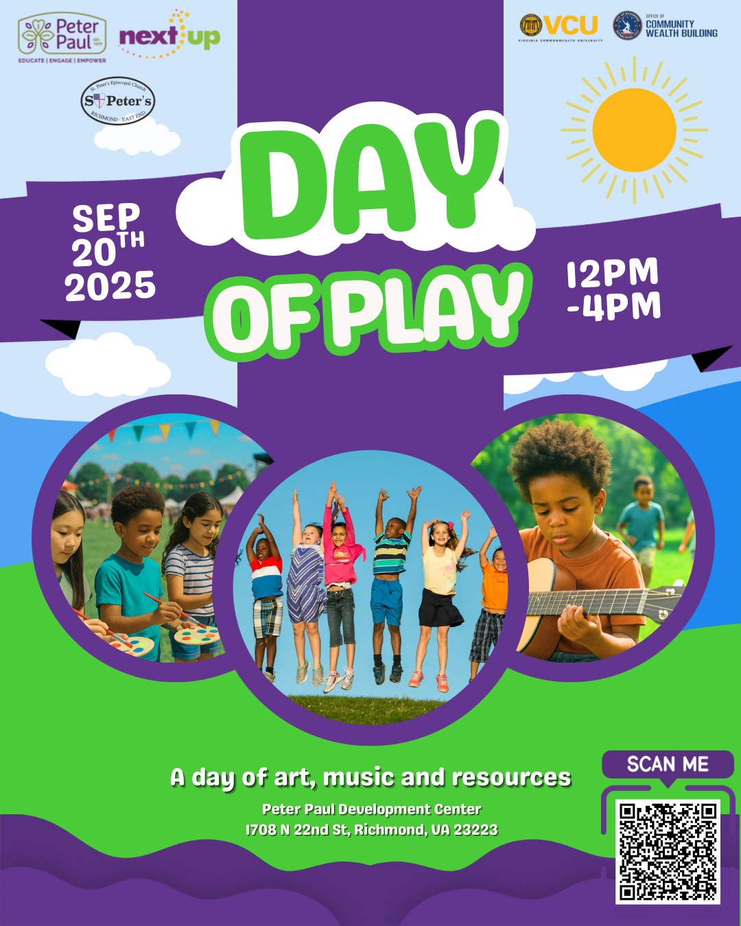 Day of Play Youth Event on September 20, 2025 in Richmond, Virginia