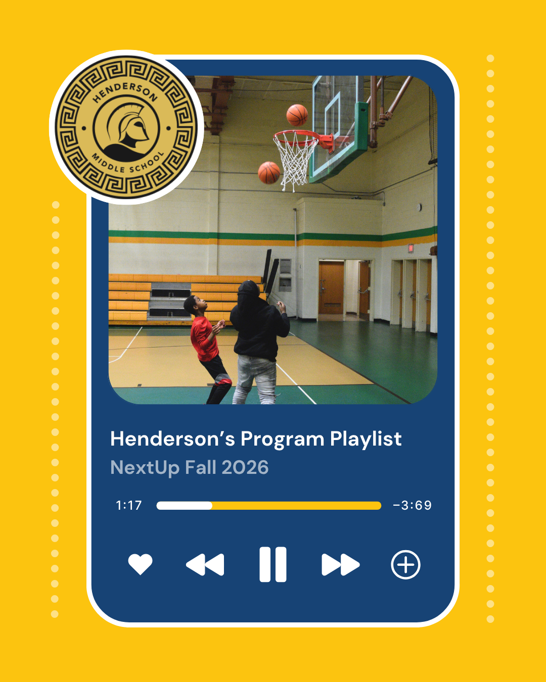 Henderson Middle School Fall 2026 Afterschool Programs with NextUp RPS YMCA