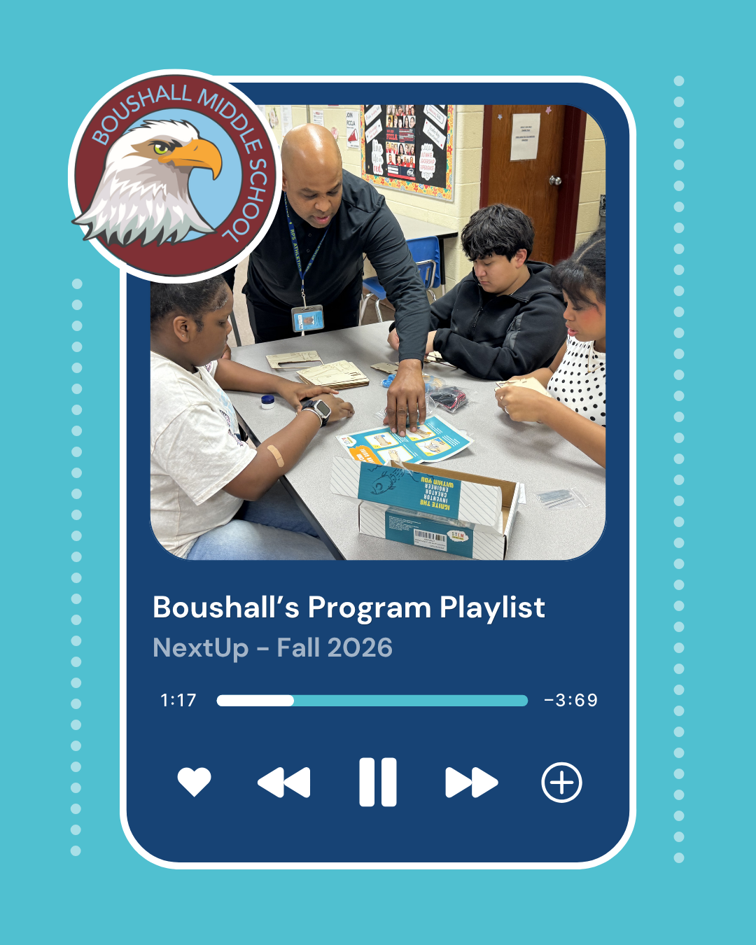 Boushall Middle School Afterschool Programs RPS NextUp YMCA
